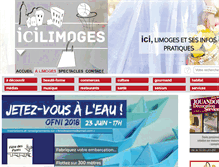 Tablet Screenshot of icilimoges.com